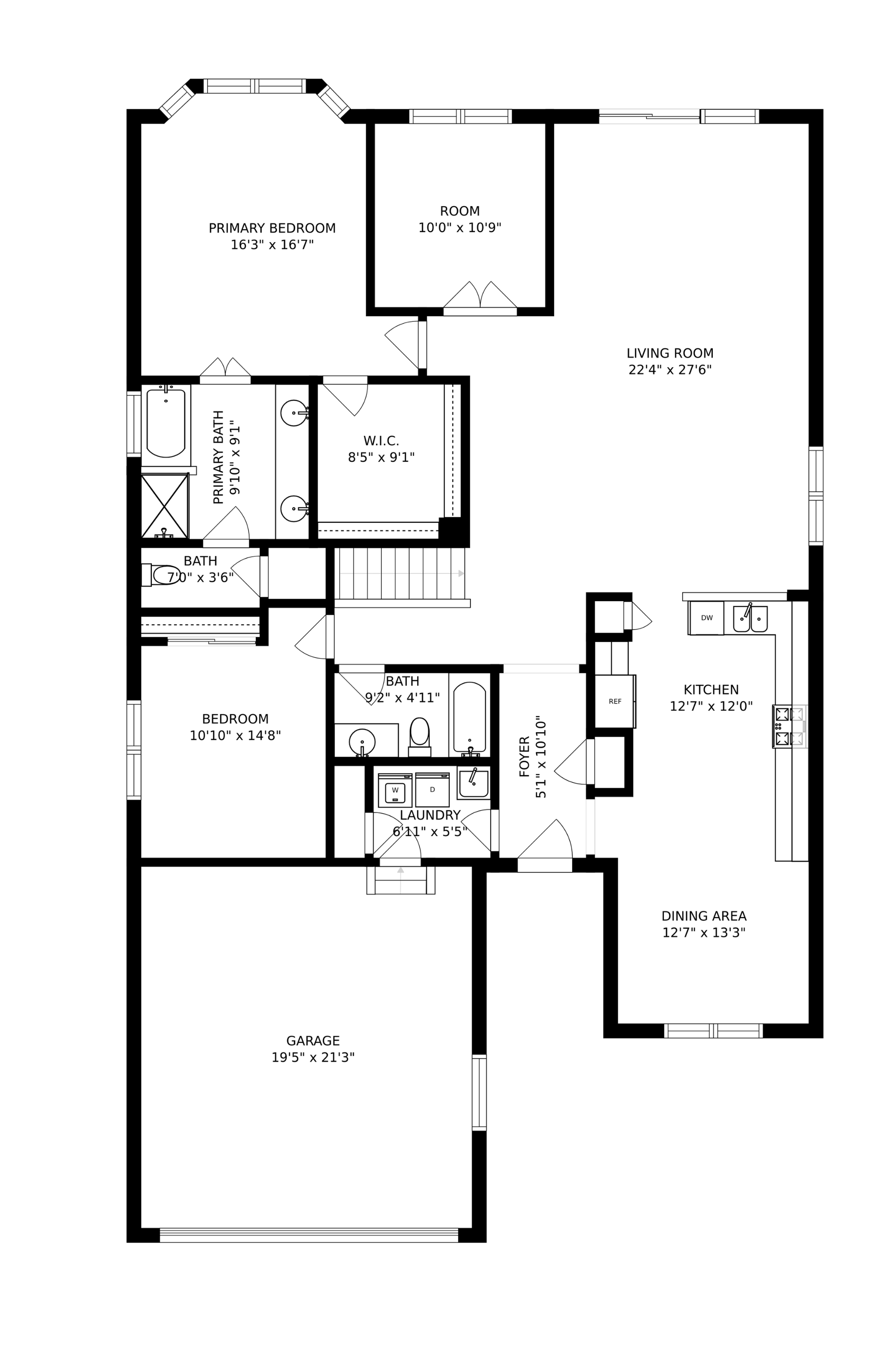 The Arlington floor plan layout