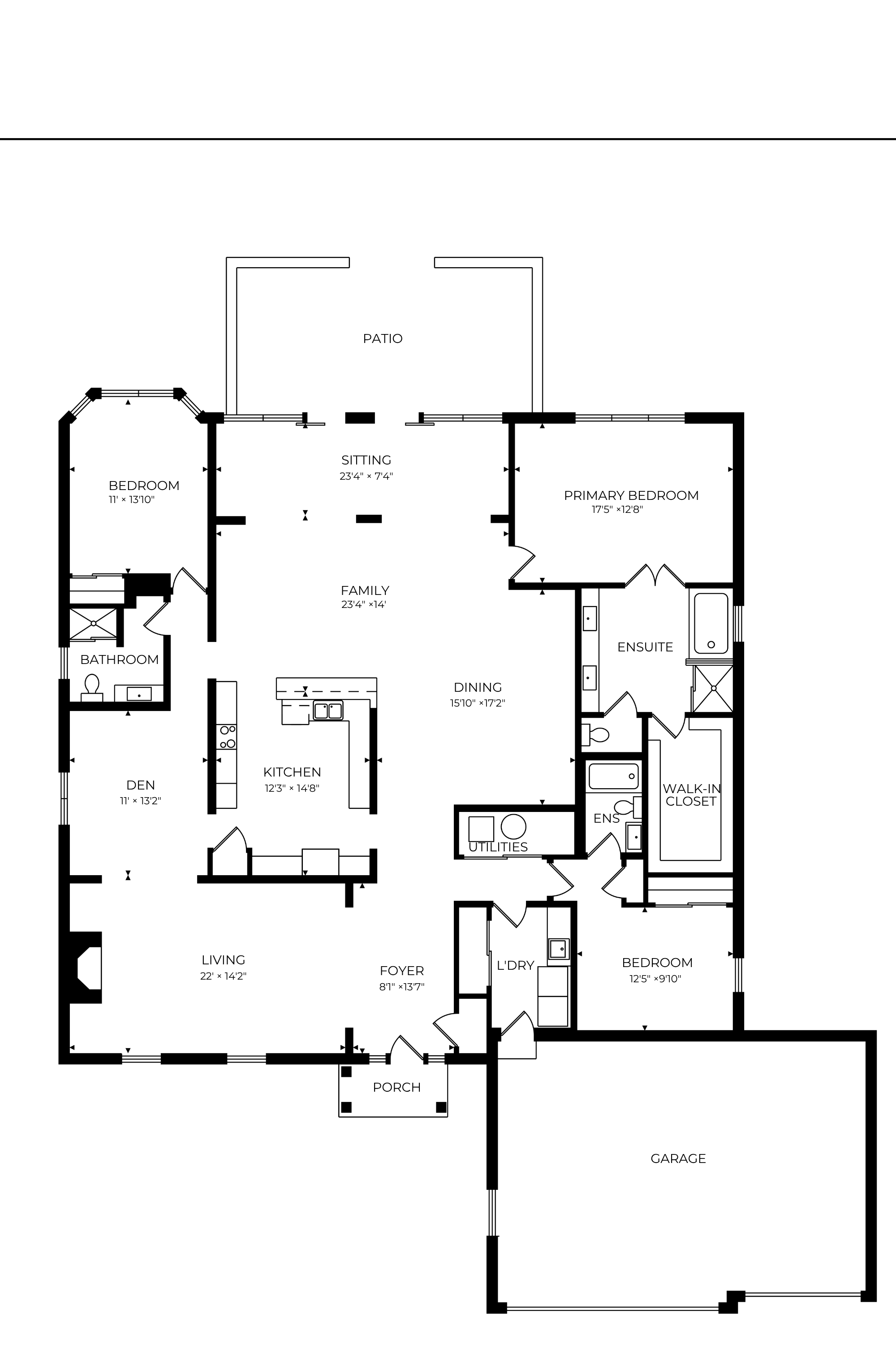 The Buckingham floor plan layout