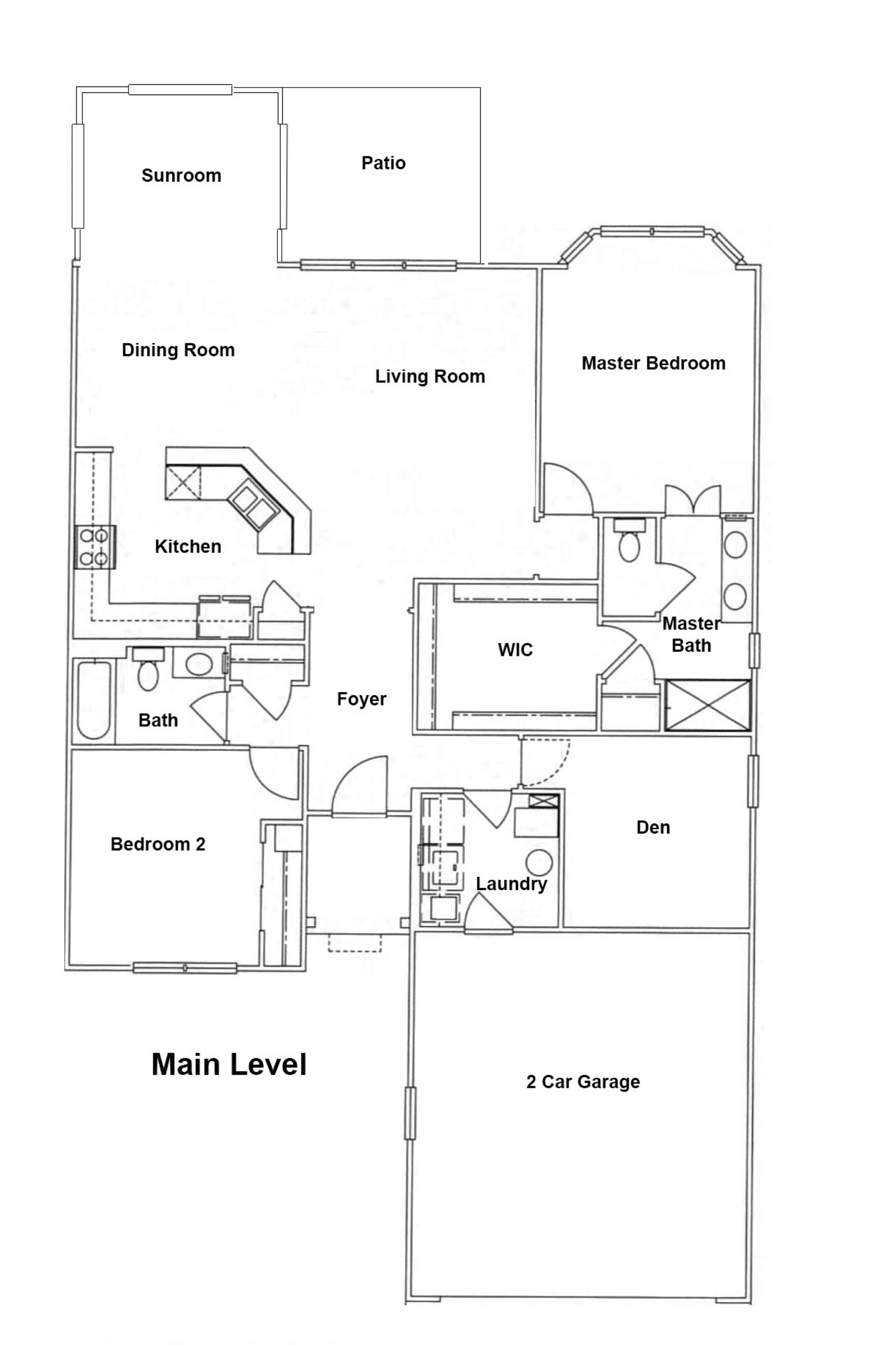 The Fox floor plan layout