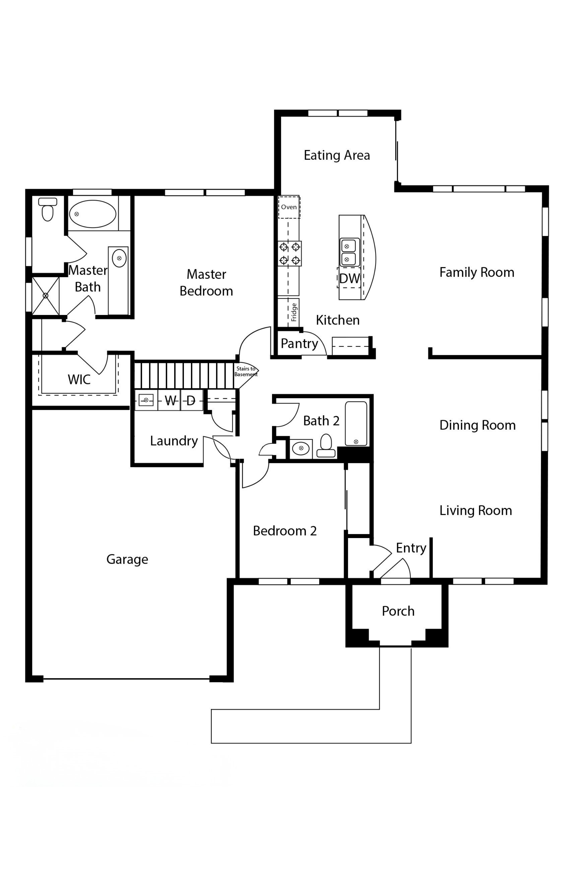 The Grand Haven floor plan layout