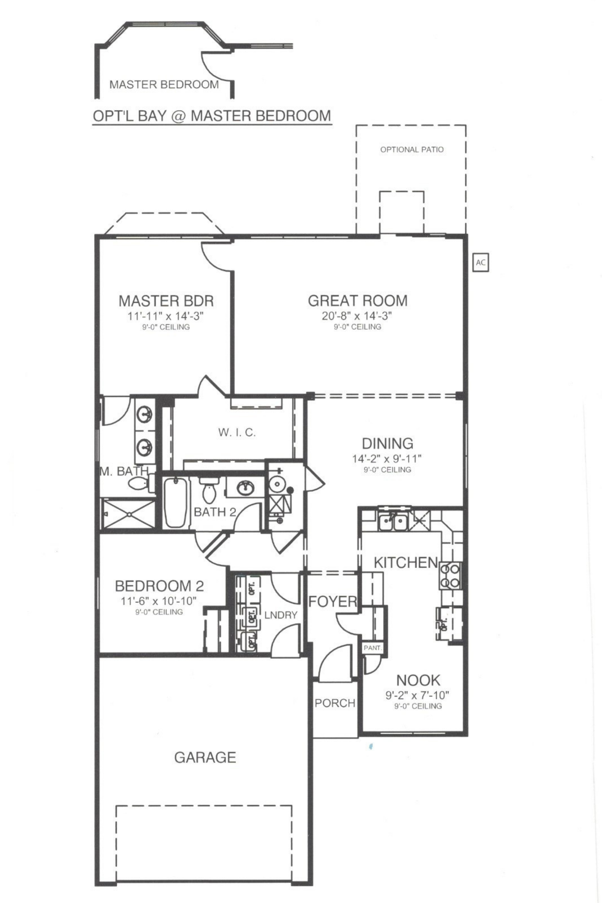 The James floor plan layout