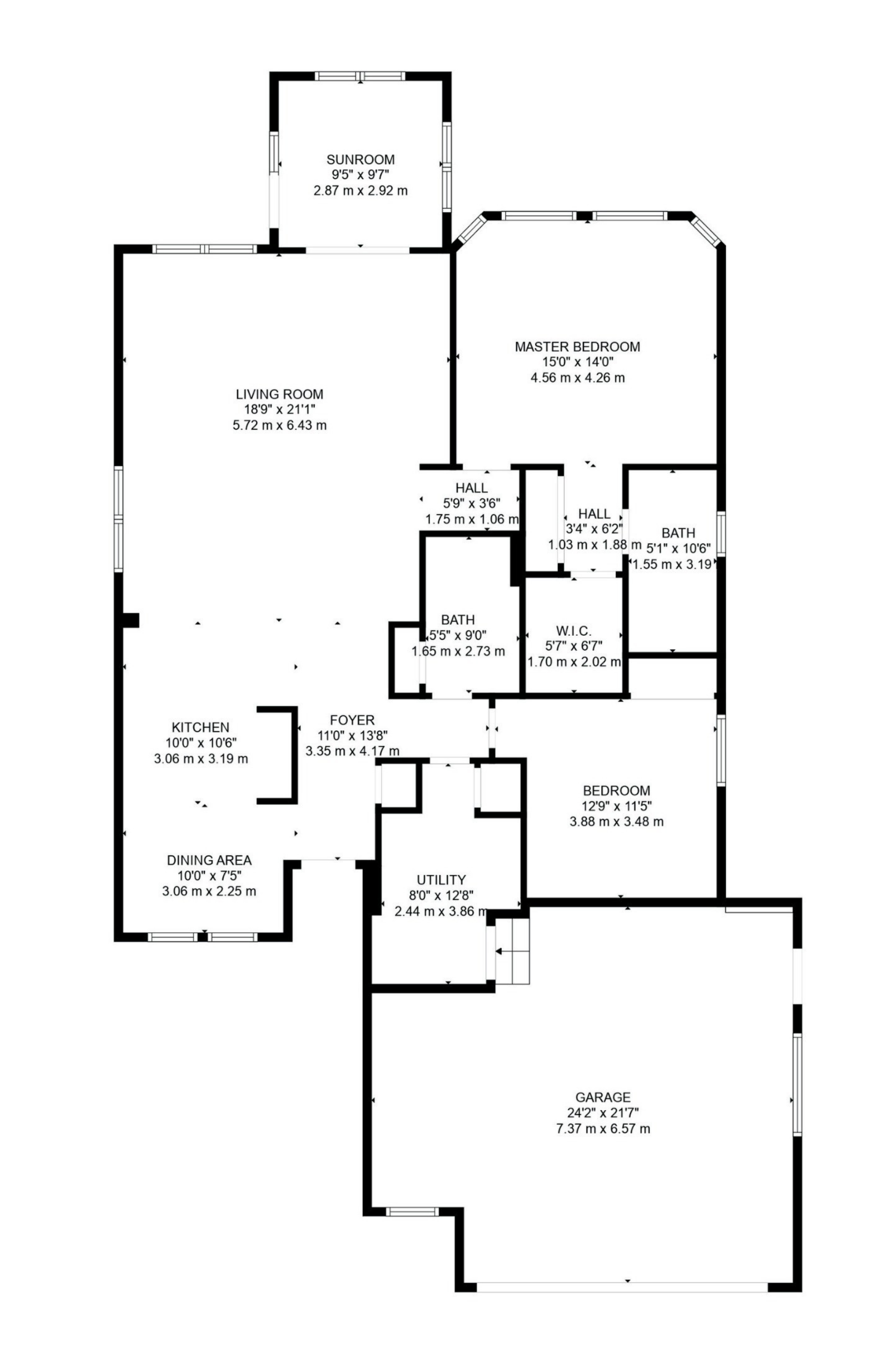 The Nicolet floor plan layout